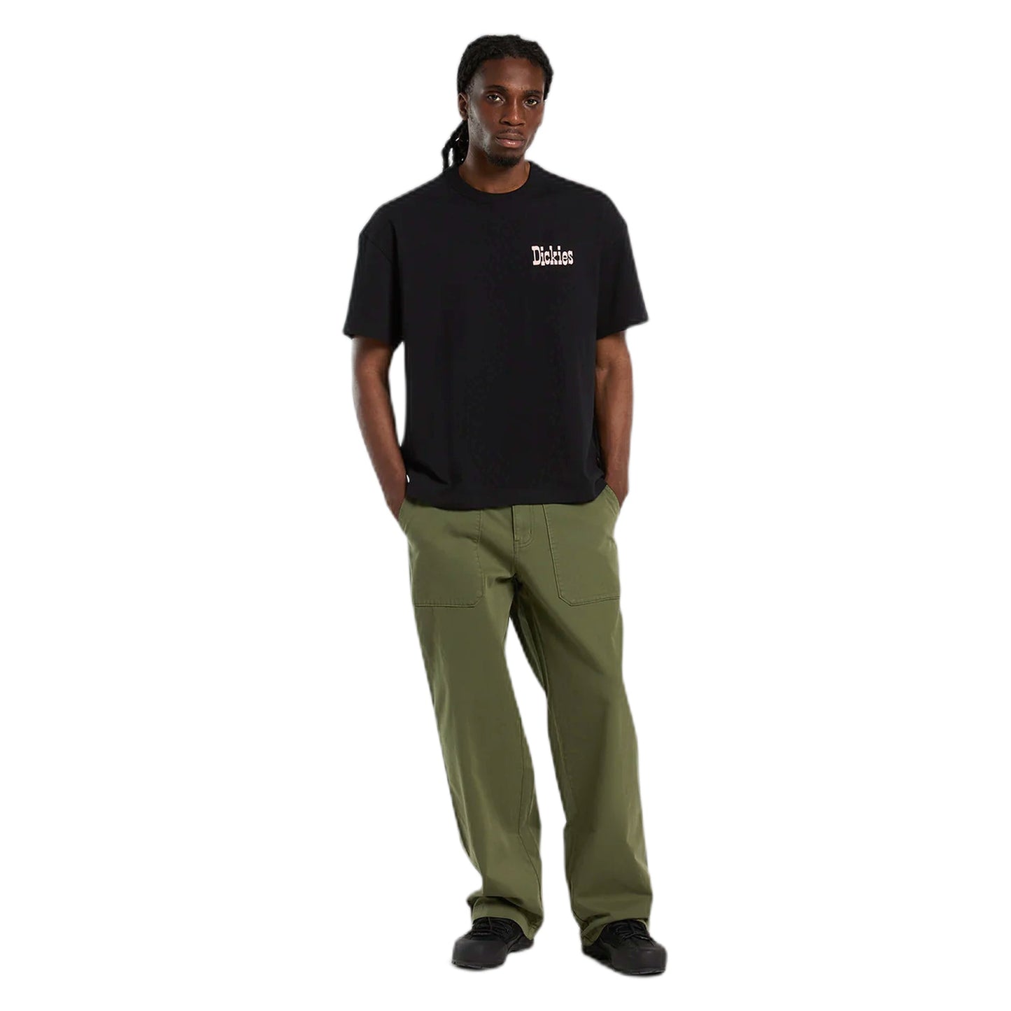 T-Shirt Dickies Polk SS Tee - Black-Francis Concept
