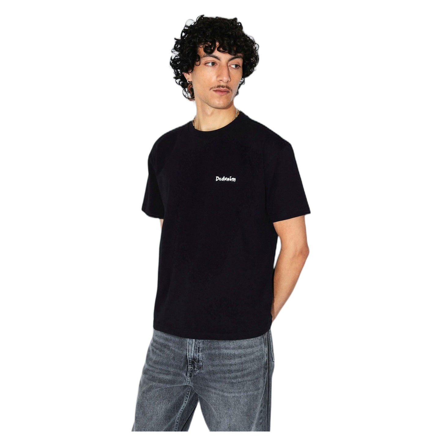 T-Shirt Dr Denim Bace Tee - Black Brush-Francis Concept