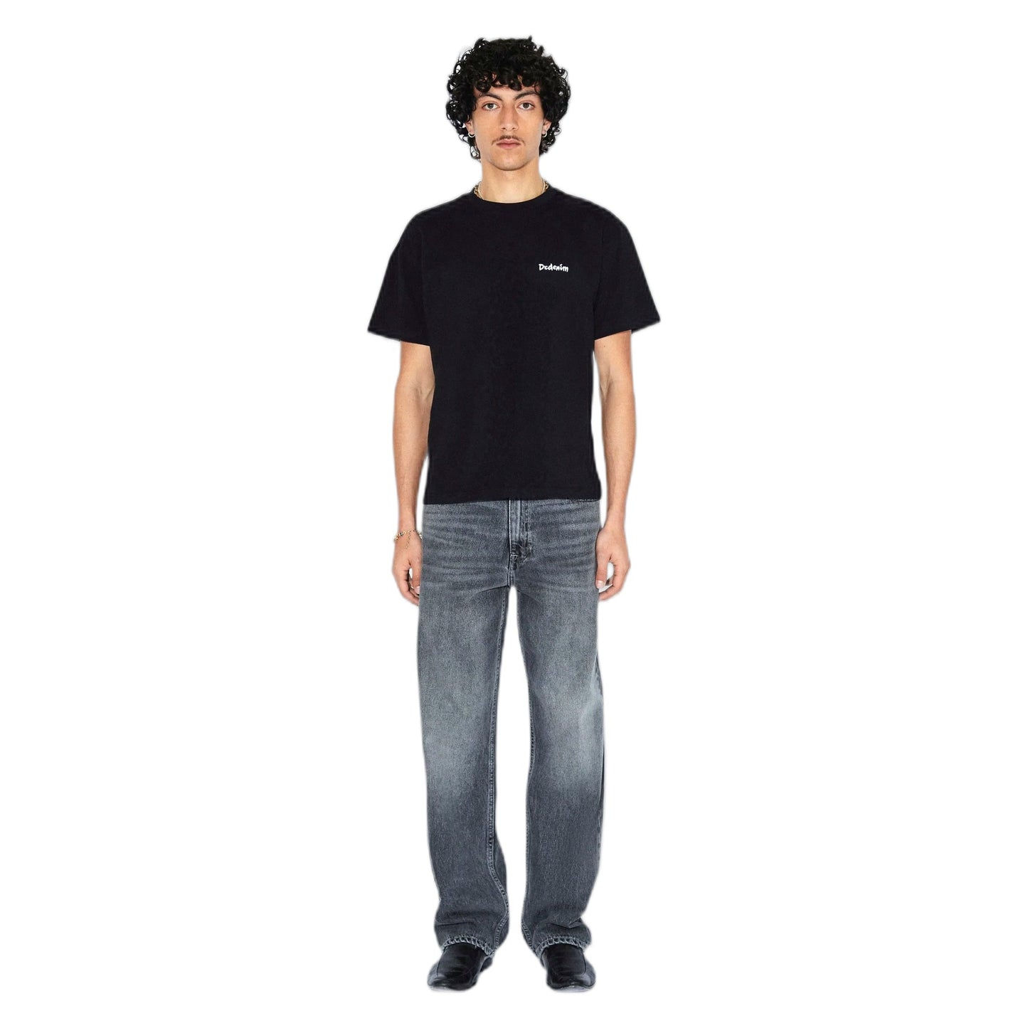 T-Shirt Dr Denim Bace Tee - Black Brush-Francis Concept