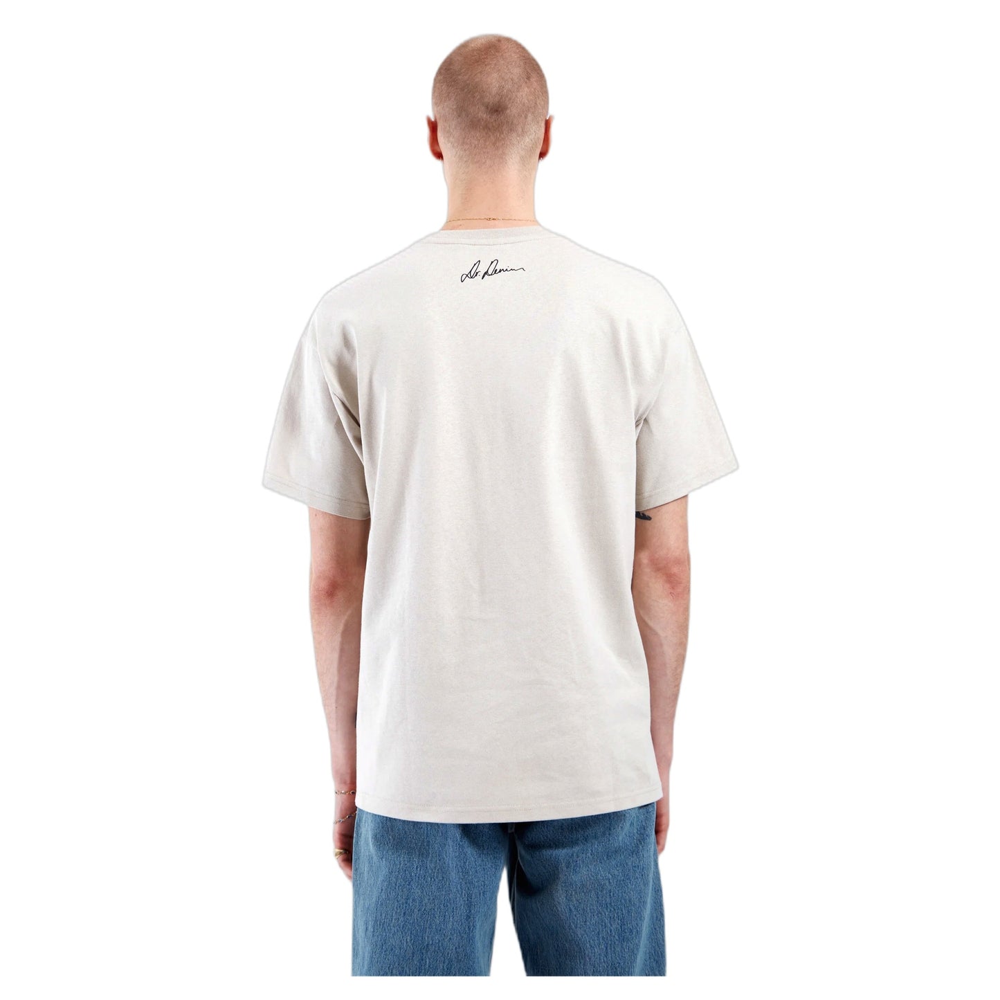 T-Shirt Dr Denim Trooper Tee - Silver Lining Peace Heart - T-Shirt di Dr.Denim | Francis Concept