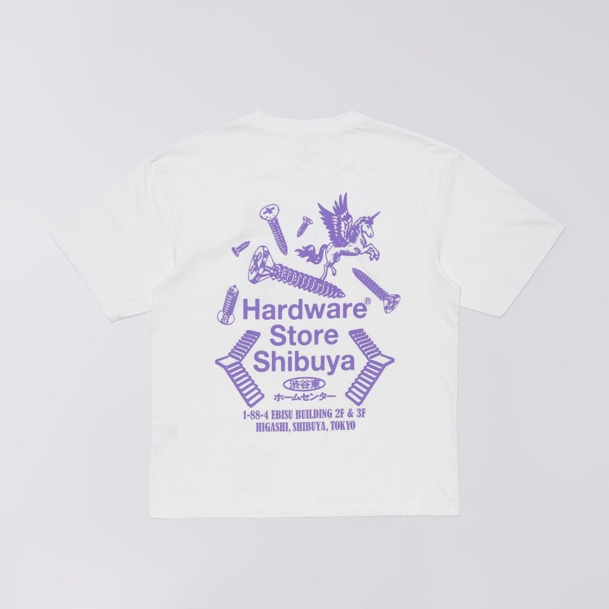 T-Shirt Edwin Hardware Store Shibuya TS - White-Francis Concept