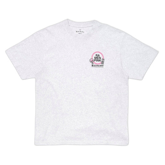 T-Shirt Edwin Ramen Pink TS - Grey Marl-Francis Concept