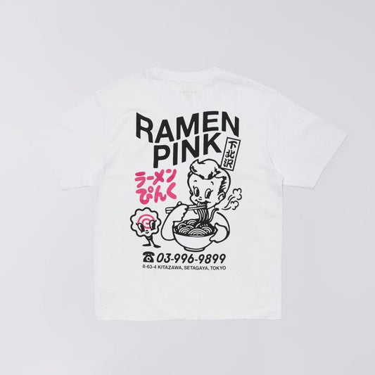 T-Shirt Edwin Ramen Pink TS - White-Francis Concept