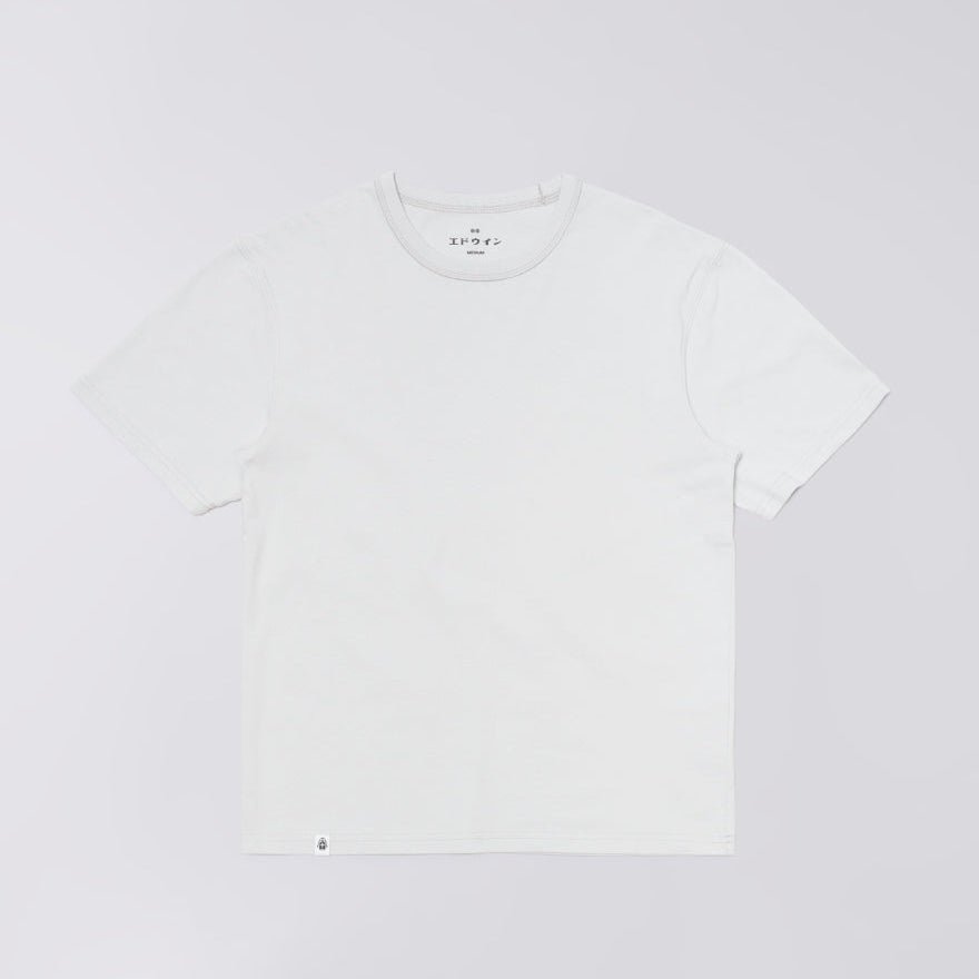 T-Shirt Edwin Regular Basic Ts - Glacier Gray-Francis Concept