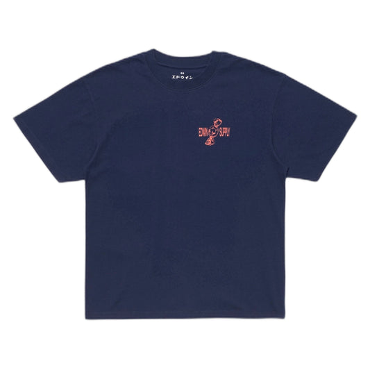 T-Shirt Edwin Sorry Tokio TS - Maritime Blue-Francis Concept