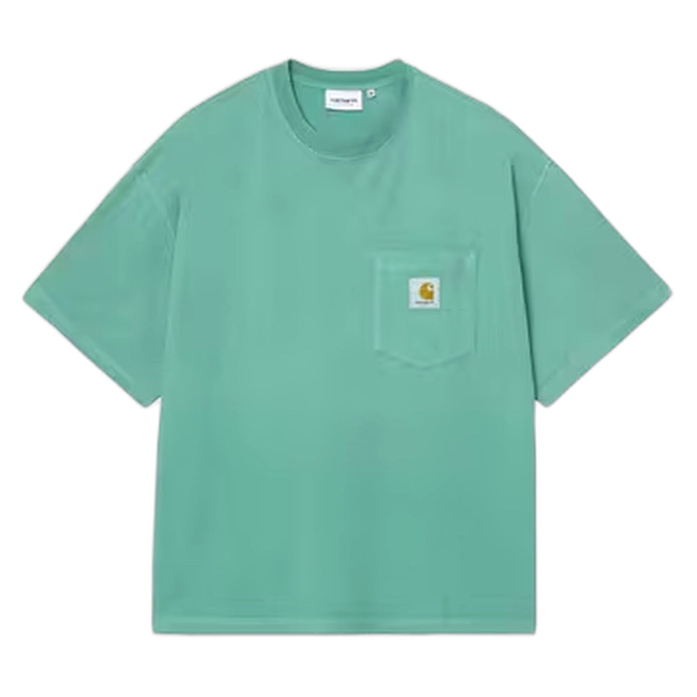 T-Shirt Hudson Pocket t - Shirt - Saguaro Chalk Wash - T-Shirt di Carhartt Wip | Francis Concept