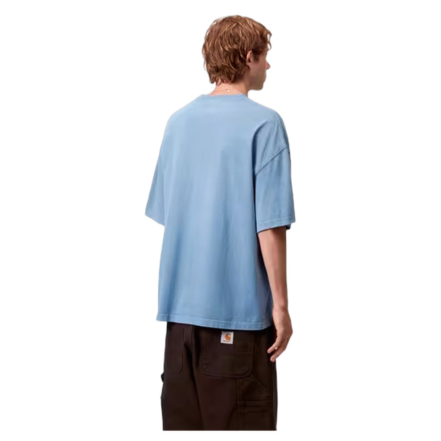 T-Shirt Hudson Pocket t - Shirt - Sorrent Chalk Wash - T-Shirt di Carhartt Wip | Francis Concept