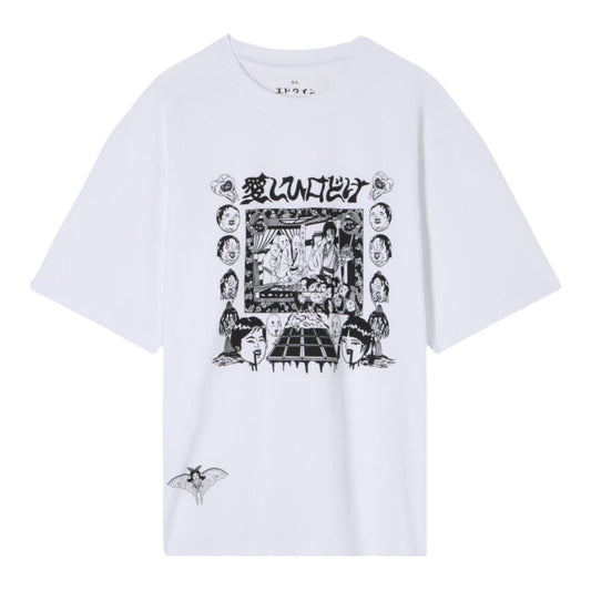 T-Shirt Kouichi Matsuda II TS - White - T-Shirt di Edwin | Francis Concept