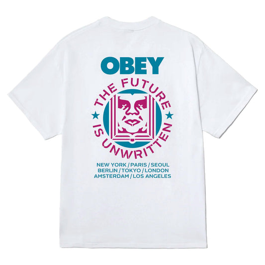 T-Shirt Obet Future Unwritten Tee - White-Francis Concept