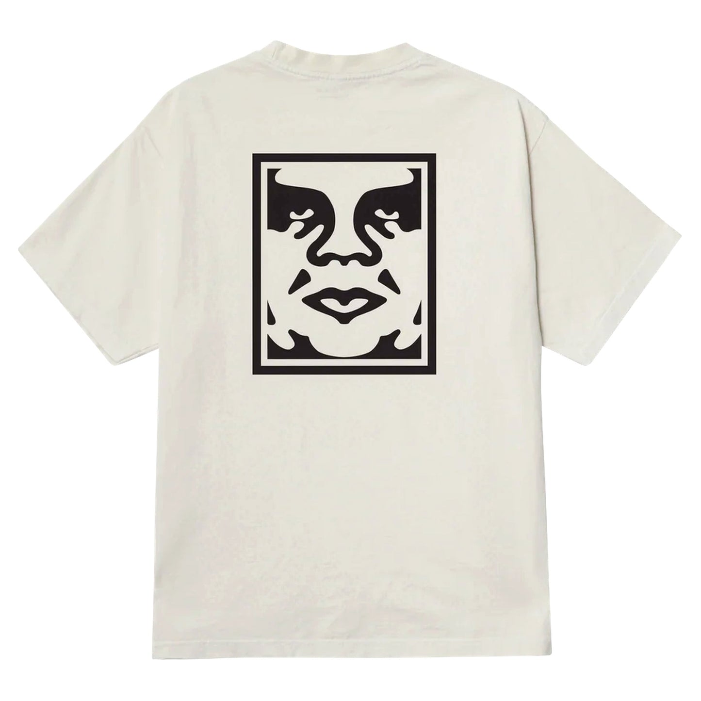 T-Shirt Obey Bold Icon Face Tee - Pigment Chalk - T-Shirt di Obey | Francis Concept