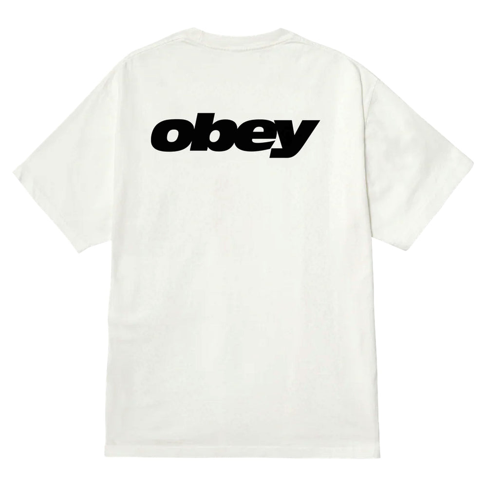 T-shirt Obey Bounce Tee - Pigment Vintage White - T-Shirt di Obey | Francis Concept