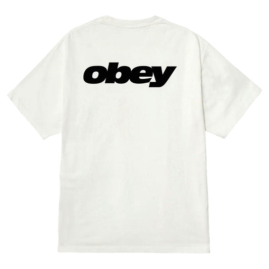 T-shirt Obey Bounce Tee - Pigment Vintage White-Francis Concept