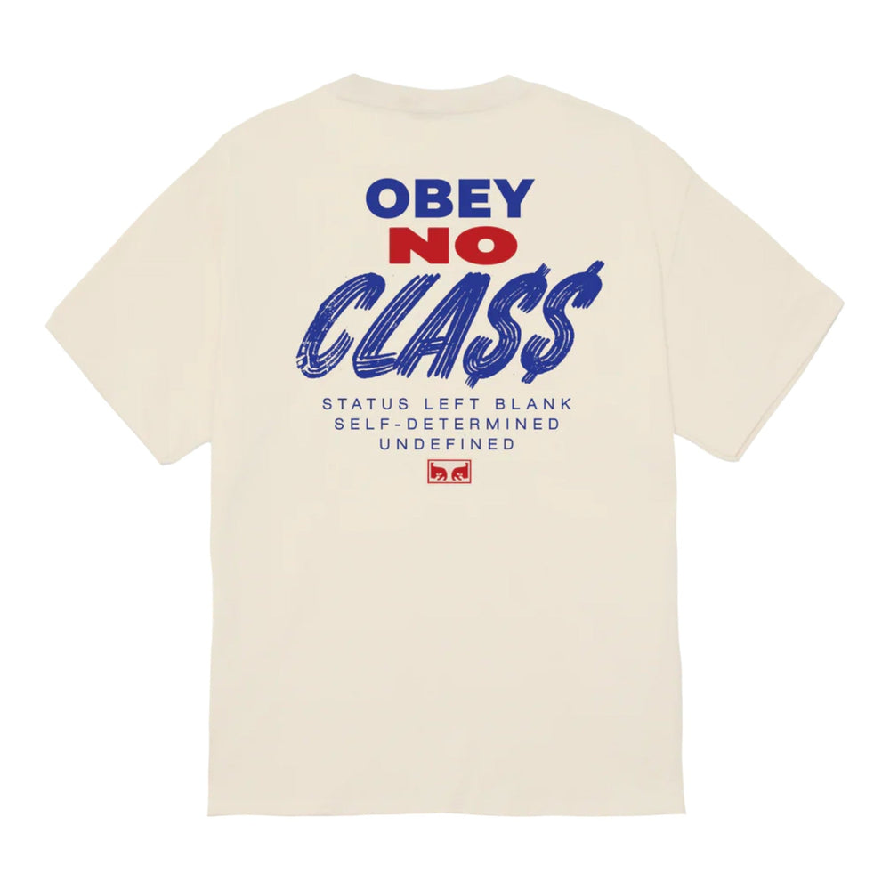 T-Shirt Obey Class Dropout Tee - Cream - T-Shirt di Obey | Francis Concept