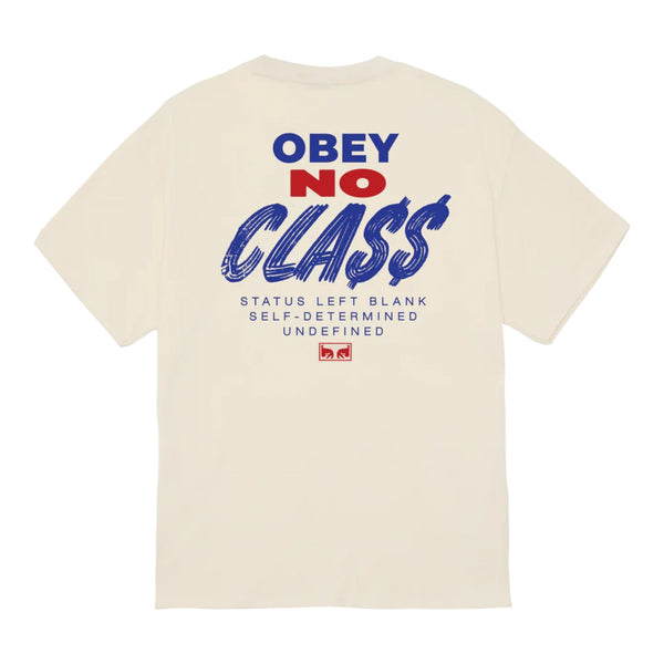 T-Shirt Obey Class Dropout Tee - Cream - T-Shirt di Obey | Francis Concept