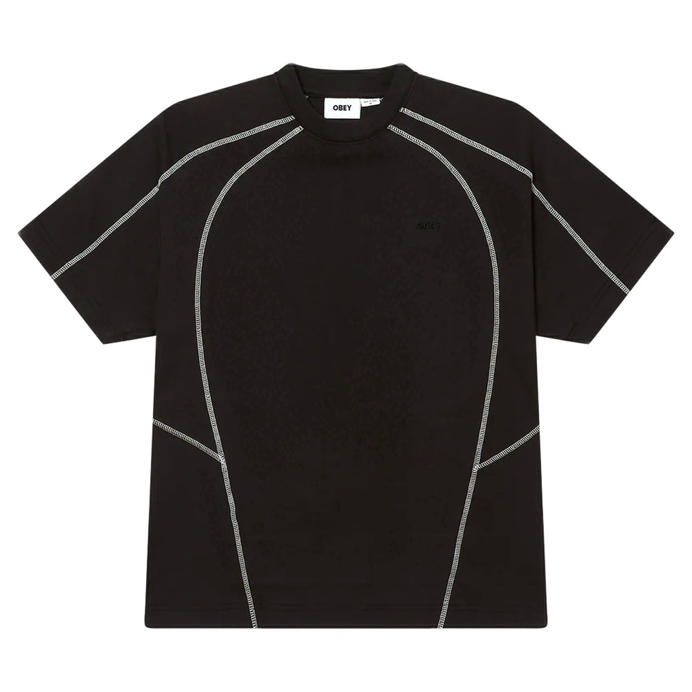 T-Shirt Obey Contrast Stitch Tee - Digital Black-Francis Concept