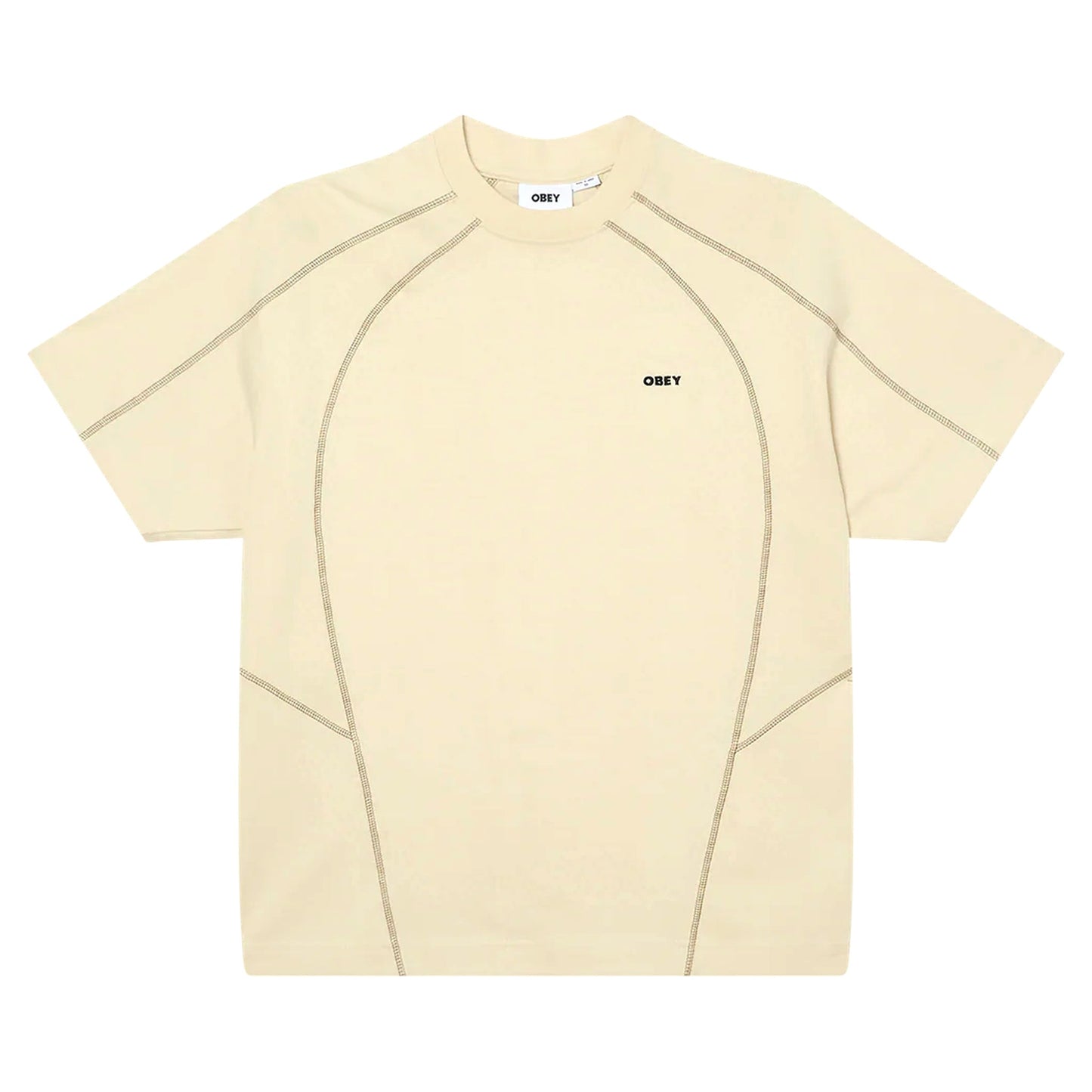 T-Shirt Obey Contrast Stitch Tee - Silver Birch-Francis Concept