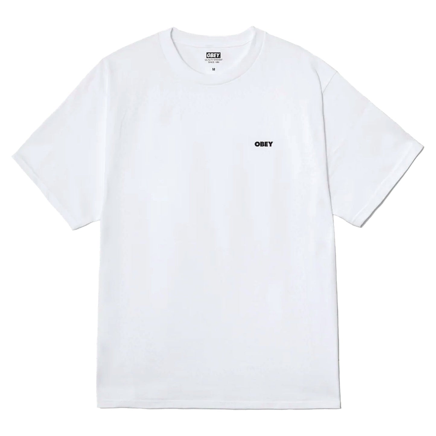 T-Shirt Obey Global Systems Tee - White - T-Shirt di Obey | Francis Concept