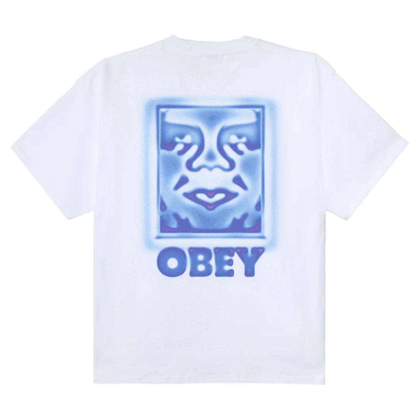 T-Shirt Obey Heat Map Icon Tee - White-Francis Concept