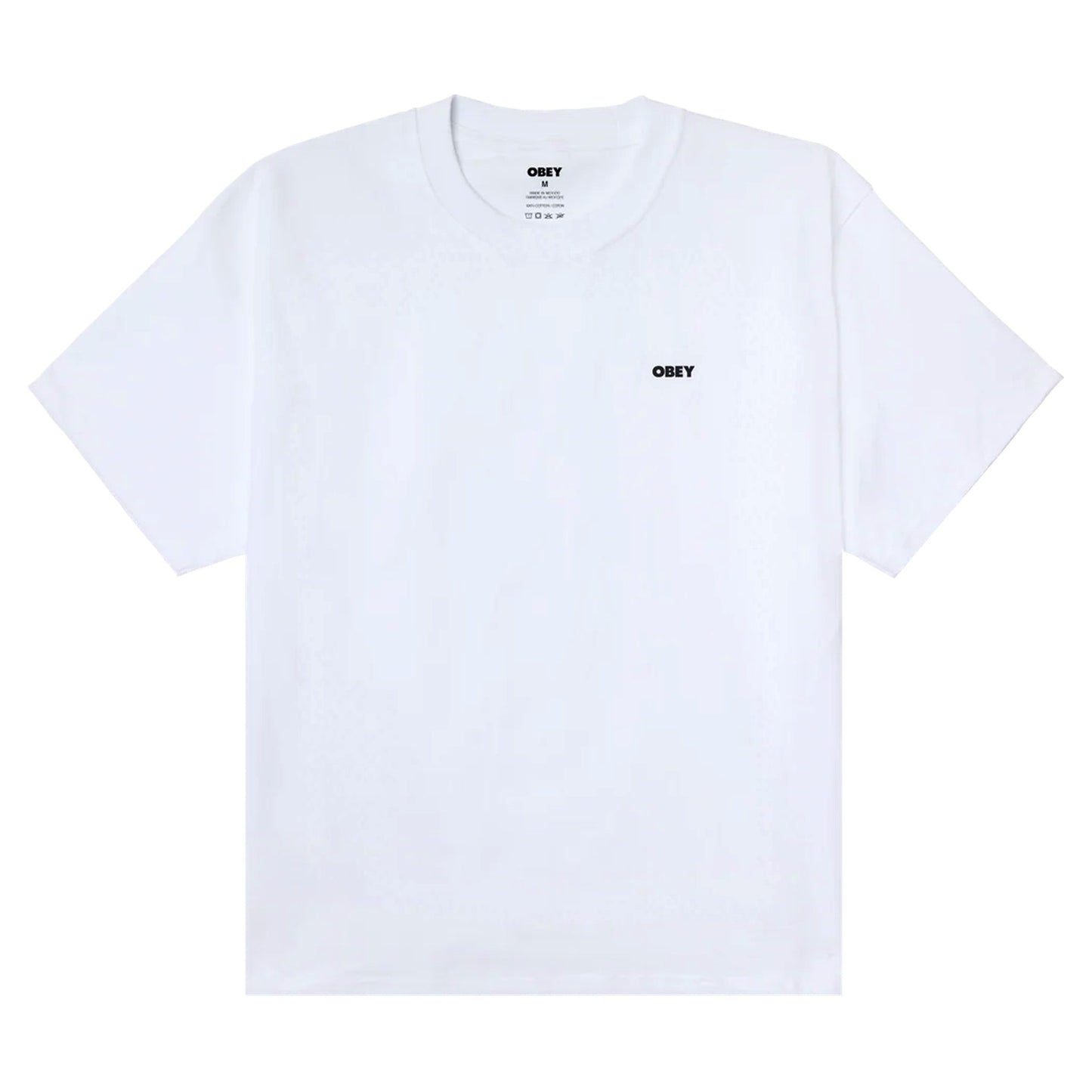 T-Shirt Obey Heat Map Icon Tee - White-Francis Concept