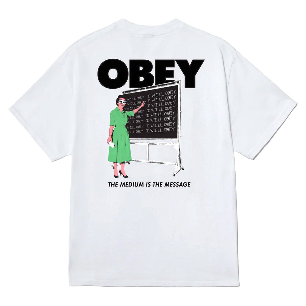 T-Shirt Obey I Will Obey Tee - White - T-Shirt di Obey | Francis Concept