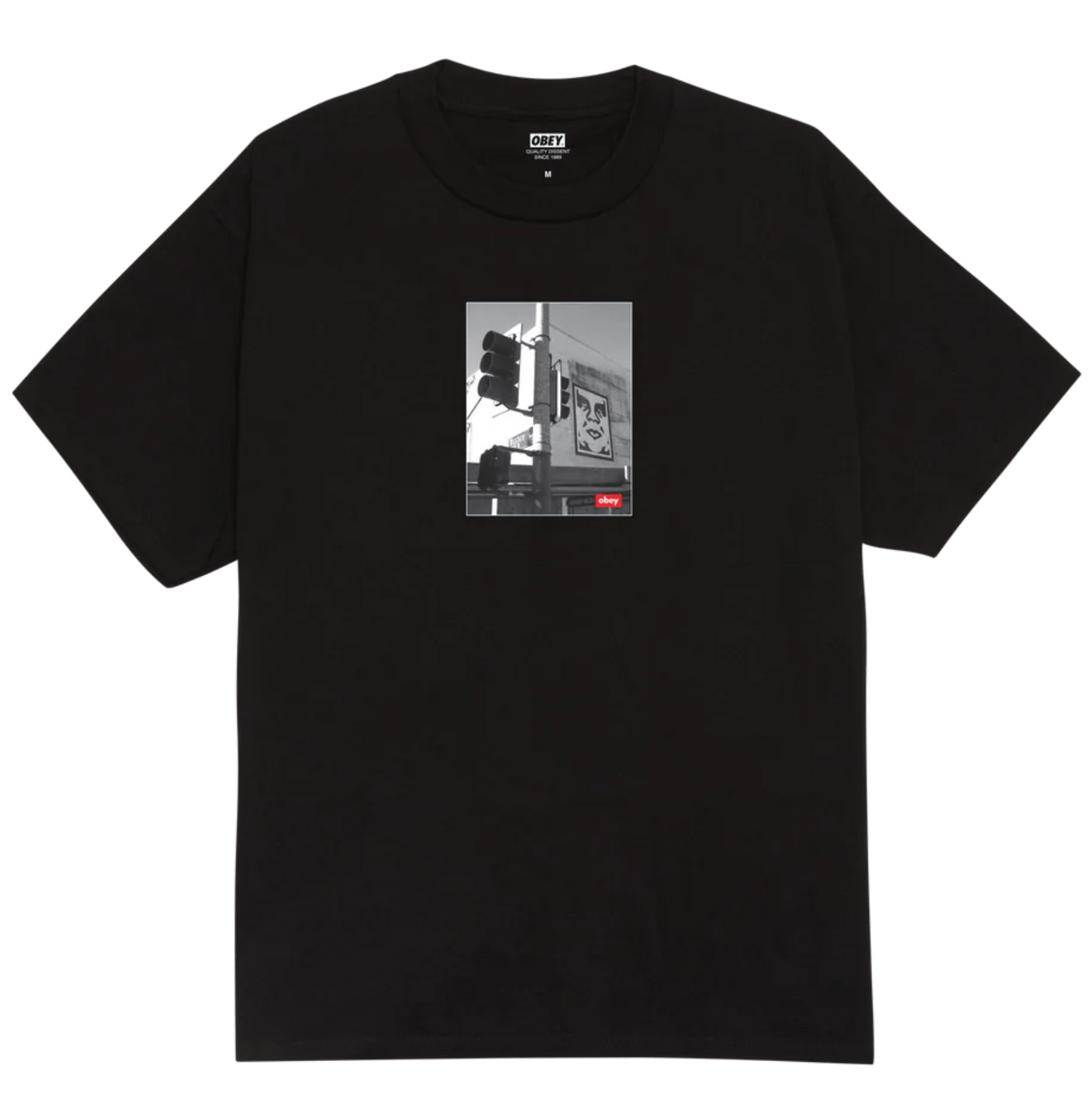 T-Shirt Obey Los Angeles Photo Tee - Black - T-Shirt di Obey | Francis Concept