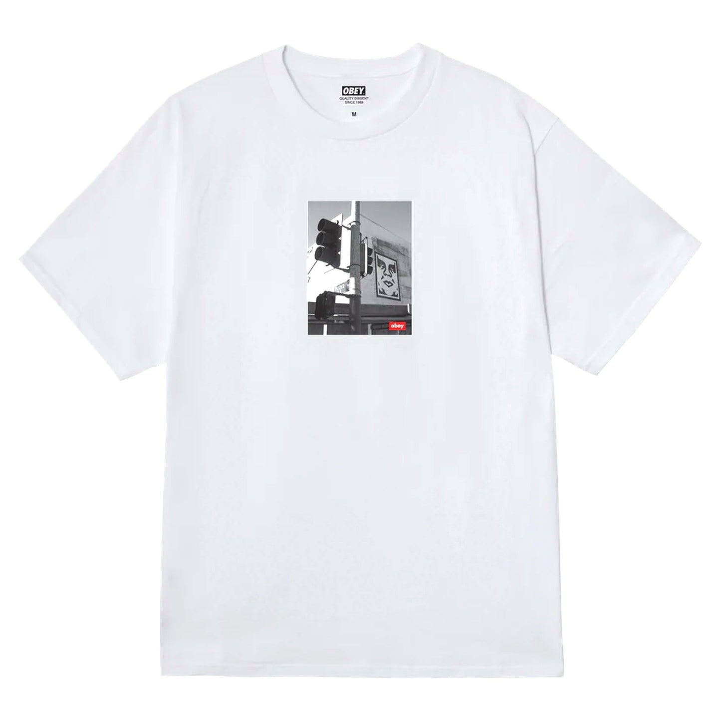 T-Shirt Obey Los Angeles Photo Tee - White - T-Shirt di Obey | Francis Concept