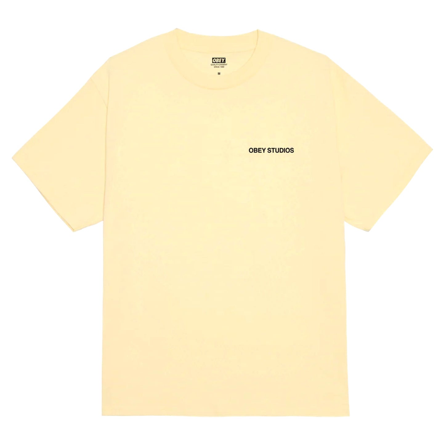 T-Shirt Obey Moves Of Life Tee - Pale Yellow-Francis Concept