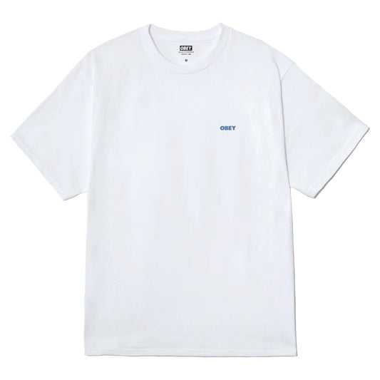 T-Shirt Obey Peep Hole Tee - White-Francis Concept