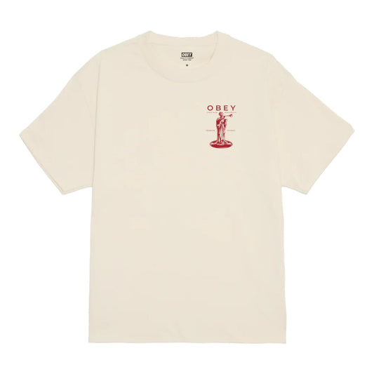 T-Shirt Obey Premium Sounds Tee - Cream - T-Shirt di Obey | Francis Concept