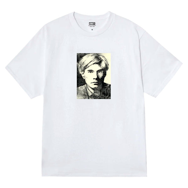 T-Shirt Obey Warhol Tee - White - T-Shirt di Obey | Francis Concept