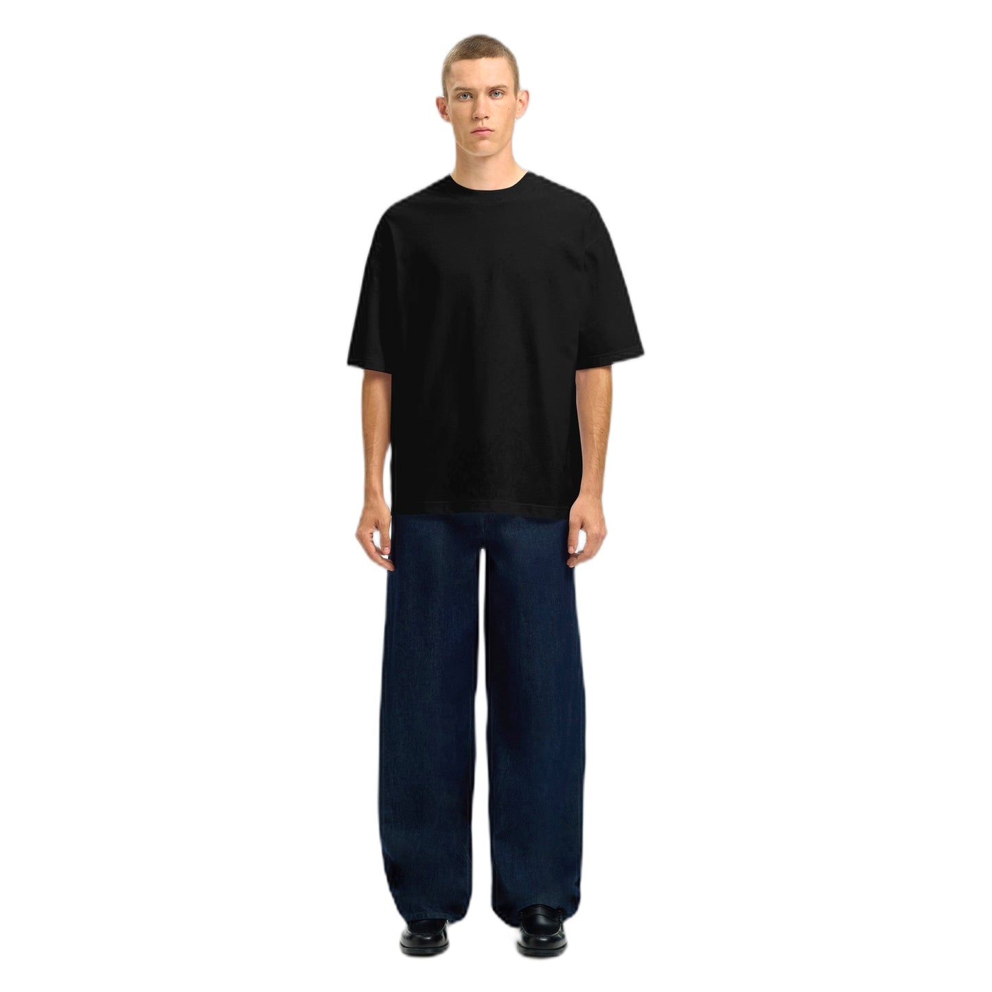 T-Shirt Selected Homme Relax Aspen 2-Ply - Nero-Francis Concept