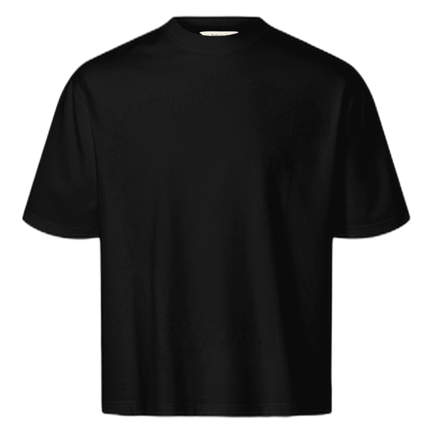 T-Shirt Selected Homme Relax Aspen 2-Ply - Nero-Francis Concept