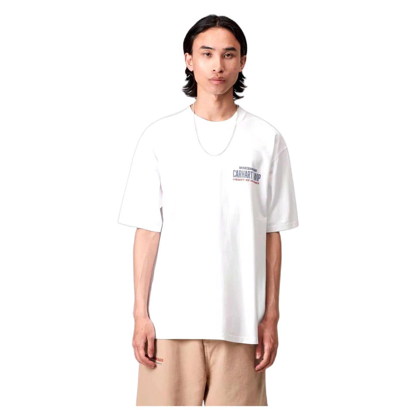 T-Shirt S/S Arcan T-Shirt - White Heavy Stone Wash - T-Shirt di Carhartt Wip | Francis Concept