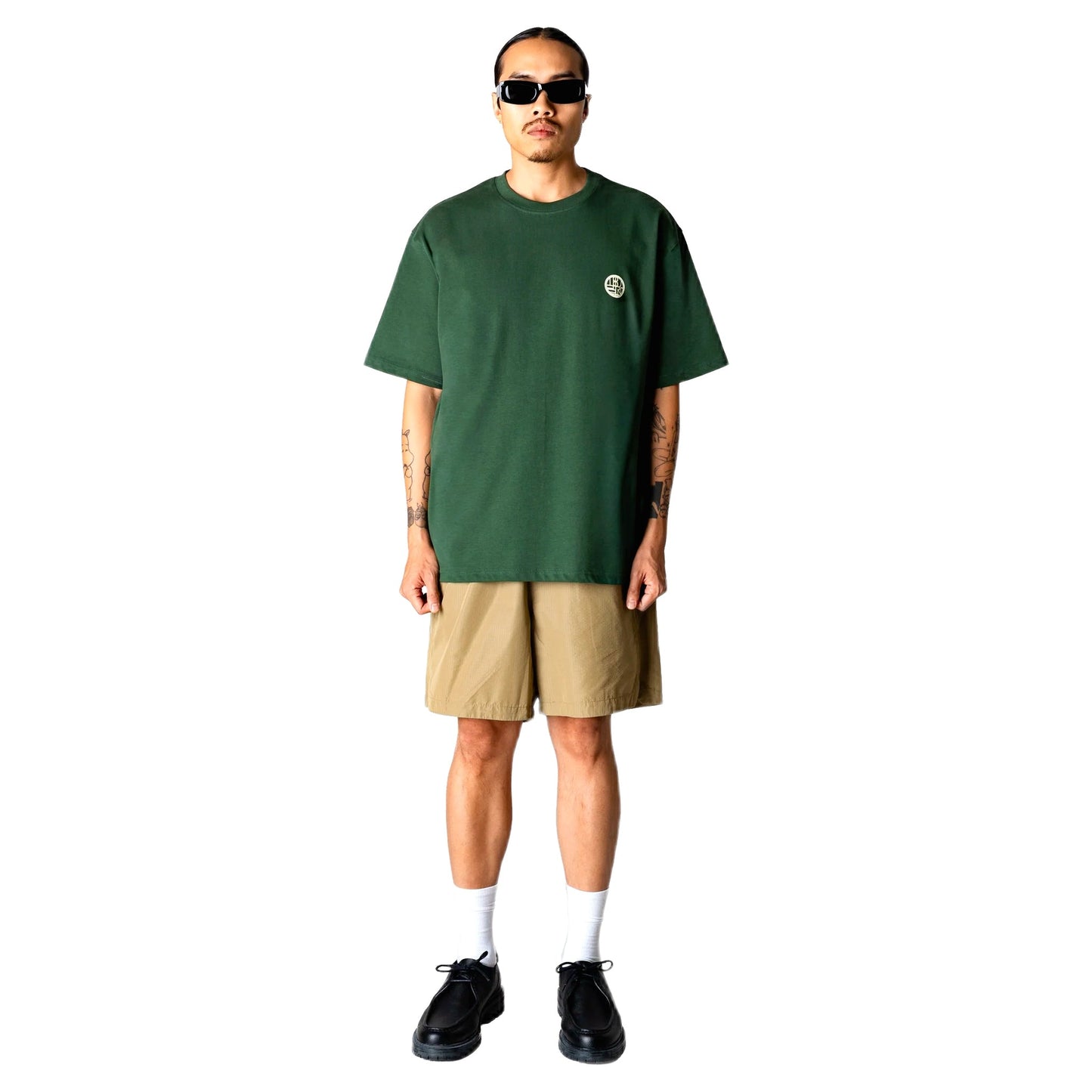 T-Shirt Woodbird Baine Dump Tee - Pine Green-Francis Concept