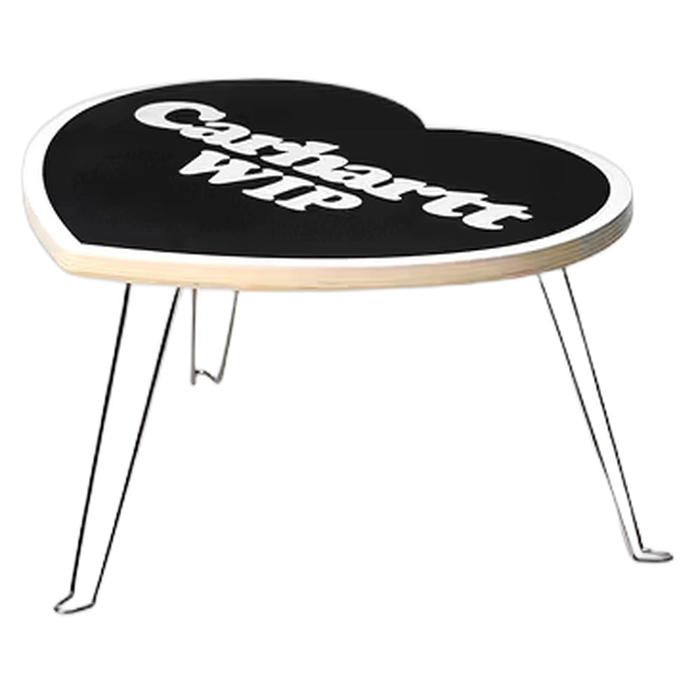 Tavolino Carhartt Wip Heart Folding Table - Black / White - Gadget di Carhartt Wip | Francis Concept