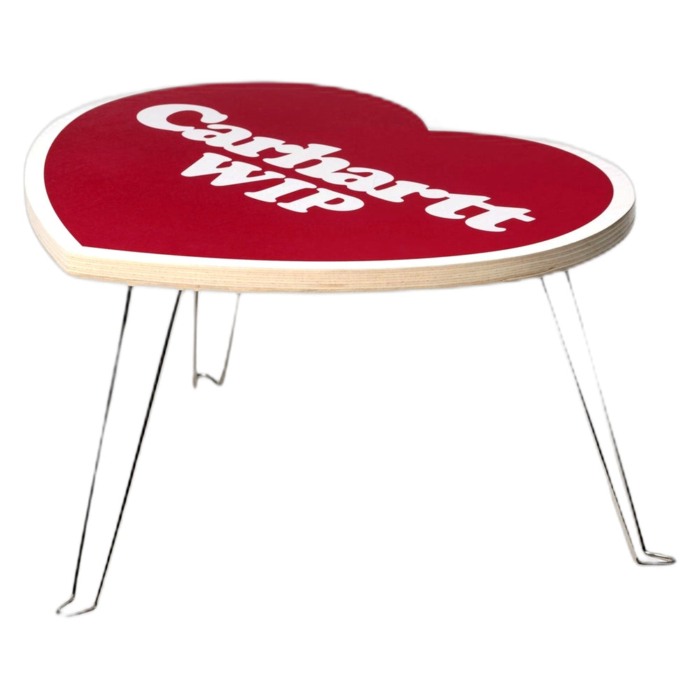 Tavolino Carhartt Wip Heart Folding Table - Scarlet / White - Gadget di Carhartt Wip | Francis Concept