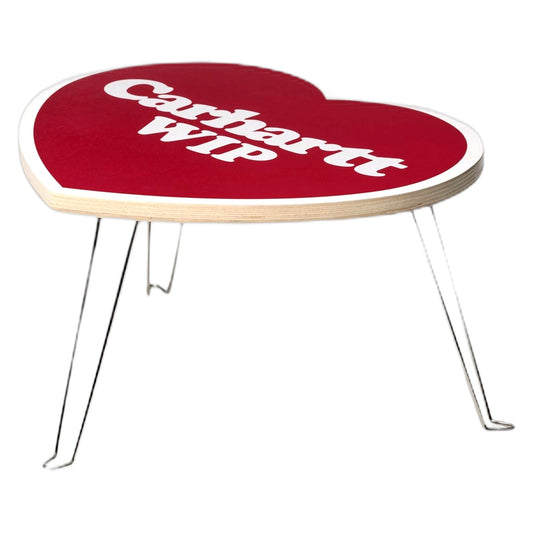 Tavolino Carhartt Wip Heart Folding Table - Scarlet / White - Gadget di Carhartt Wip | Francis Concept