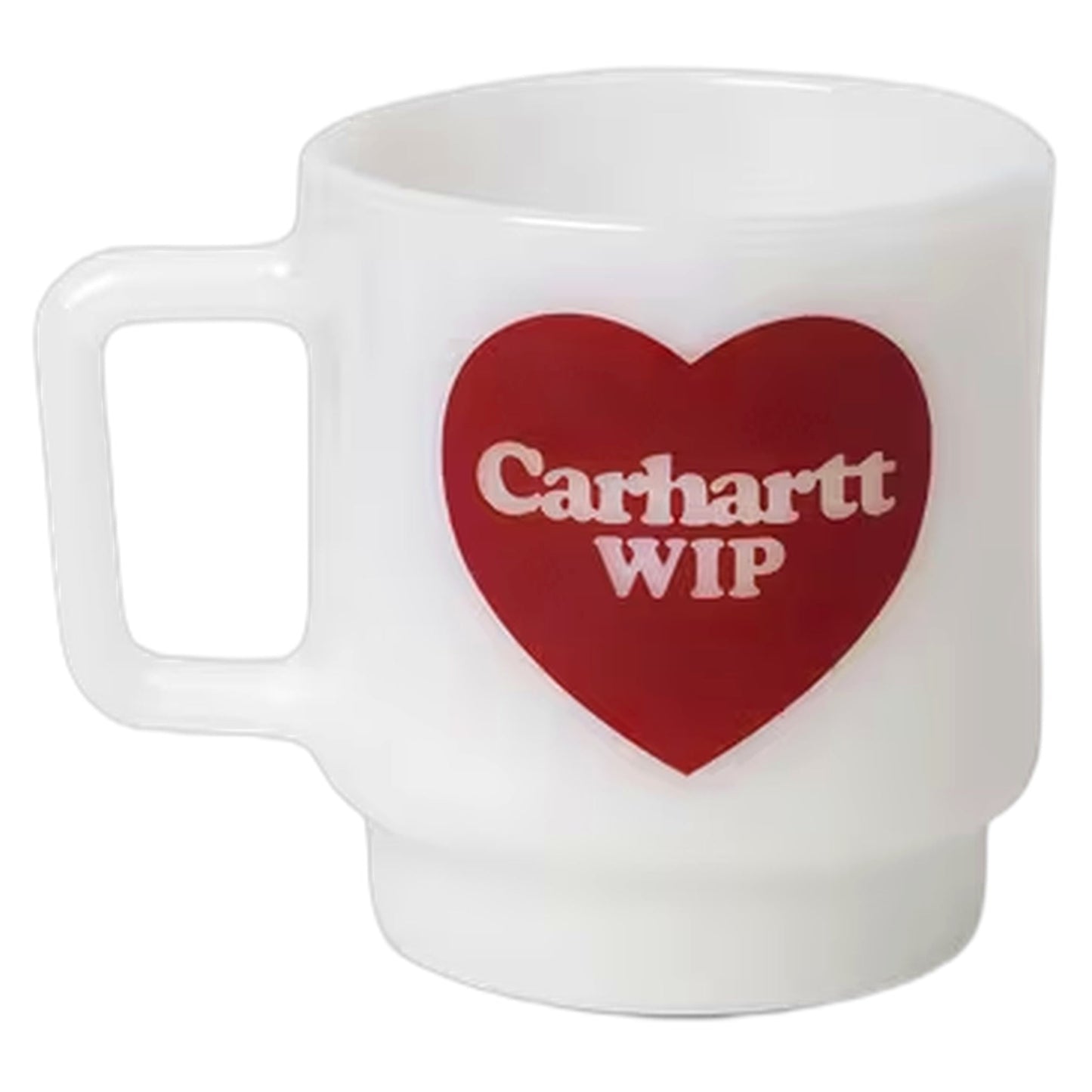 Tazza Carhartt Wip Heart Glass Mug - White - Gadget di Carhartt Wip | Francis Concept
