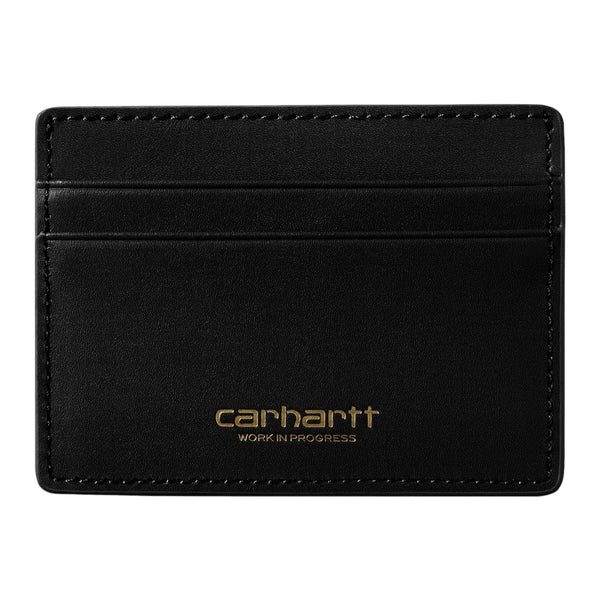 Carhartt Wip Vegas Cardholder - Black / Gold Francis Concept