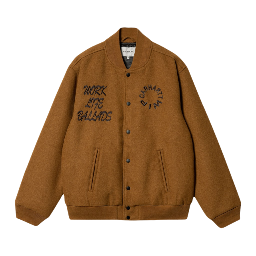 Carhartt Wip Work Varsity Bomber - Deep H Brown Francis Concept