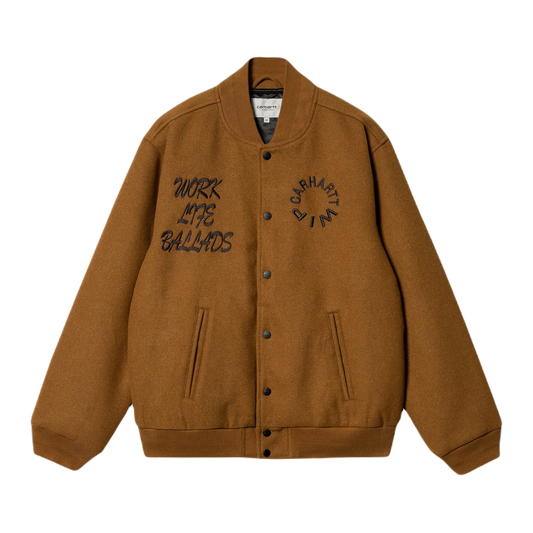 Carhartt Wip Work Varsity Bomber - Deep H Brown Francis Concept