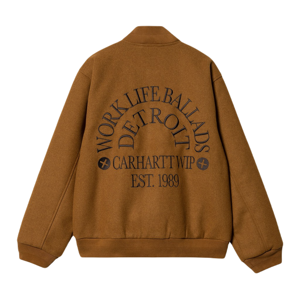 Carhartt Wip Work Varsity Bomber - Deep H Brown Francis Concept