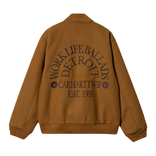 Carhartt Wip Work Varsity Bomber - Deep H Brown Francis Concept