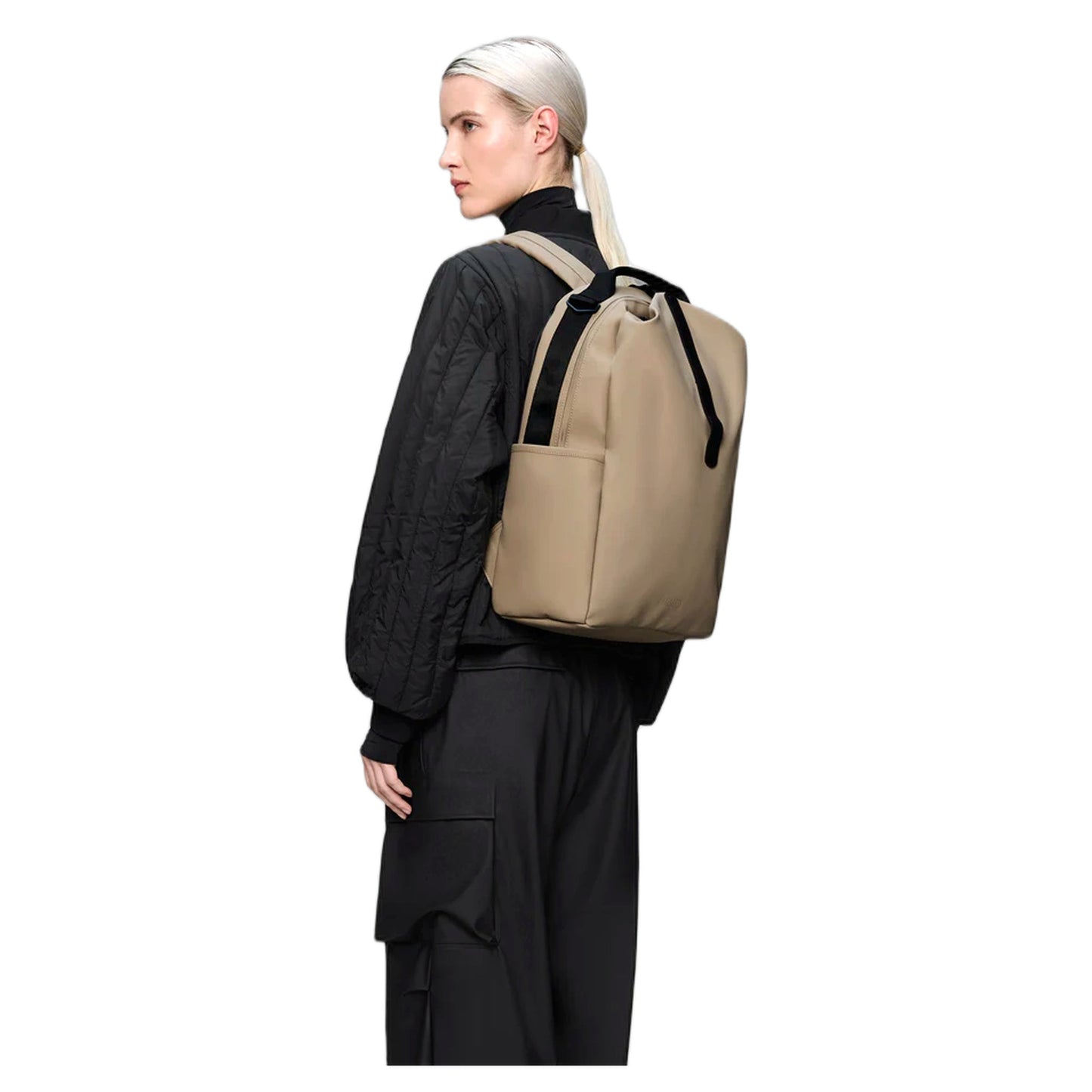 Zaino Rains Clip Front Backpack W3 - Beige-Francis Concept