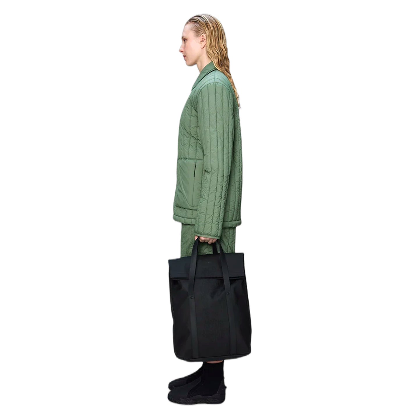 Zaino Rains Impermeablie Way Tote Backpack - Black-Francis Concept