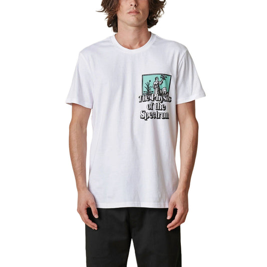 Globe Physics Tee T-shirt bianca da uomo - T-Shirt di Globe | Francis Concept