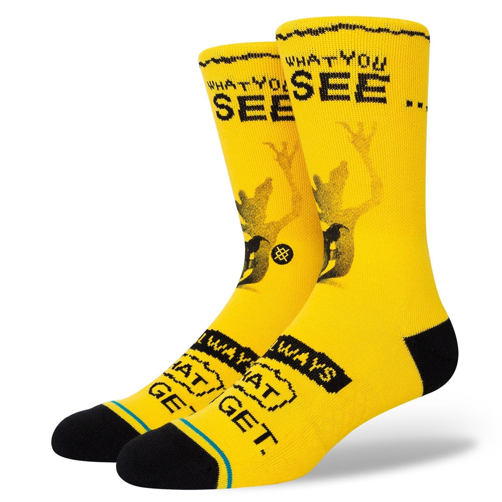 Stance What You Get Calzini gialli unisex - Calzini Lunghi di Stance | Francis Concept